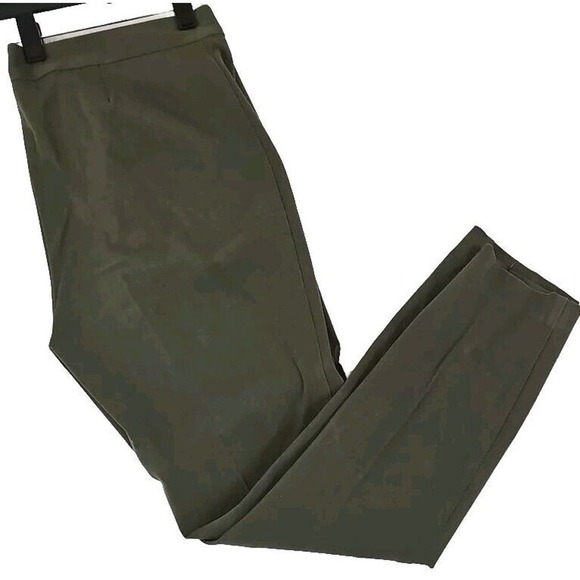 Metaphor ~Womam Size 10~ Olive Green Skinny Dress Pants Stretch. - Picture 1 of 9